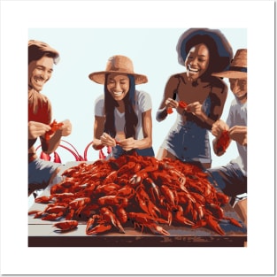 Bayou Bonds: A New Orleans Crawfish Boil and Found Family Feast Posters and Art